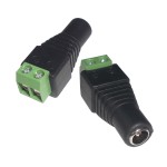 Adapter plug DC 5.5 x 2.1 mm - UTP - FEMALE - CCTV, connector for surveillance cameras , led strips